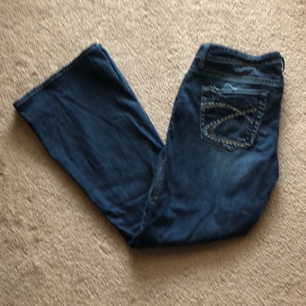 Silver eden 31x31 distressed jeans